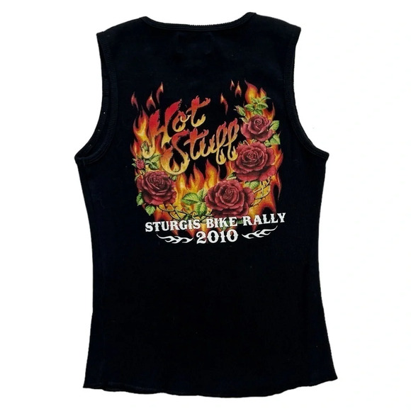 2010 Sturgis Bike Week Hot Stuff Tank Top - Picture 1 of 7